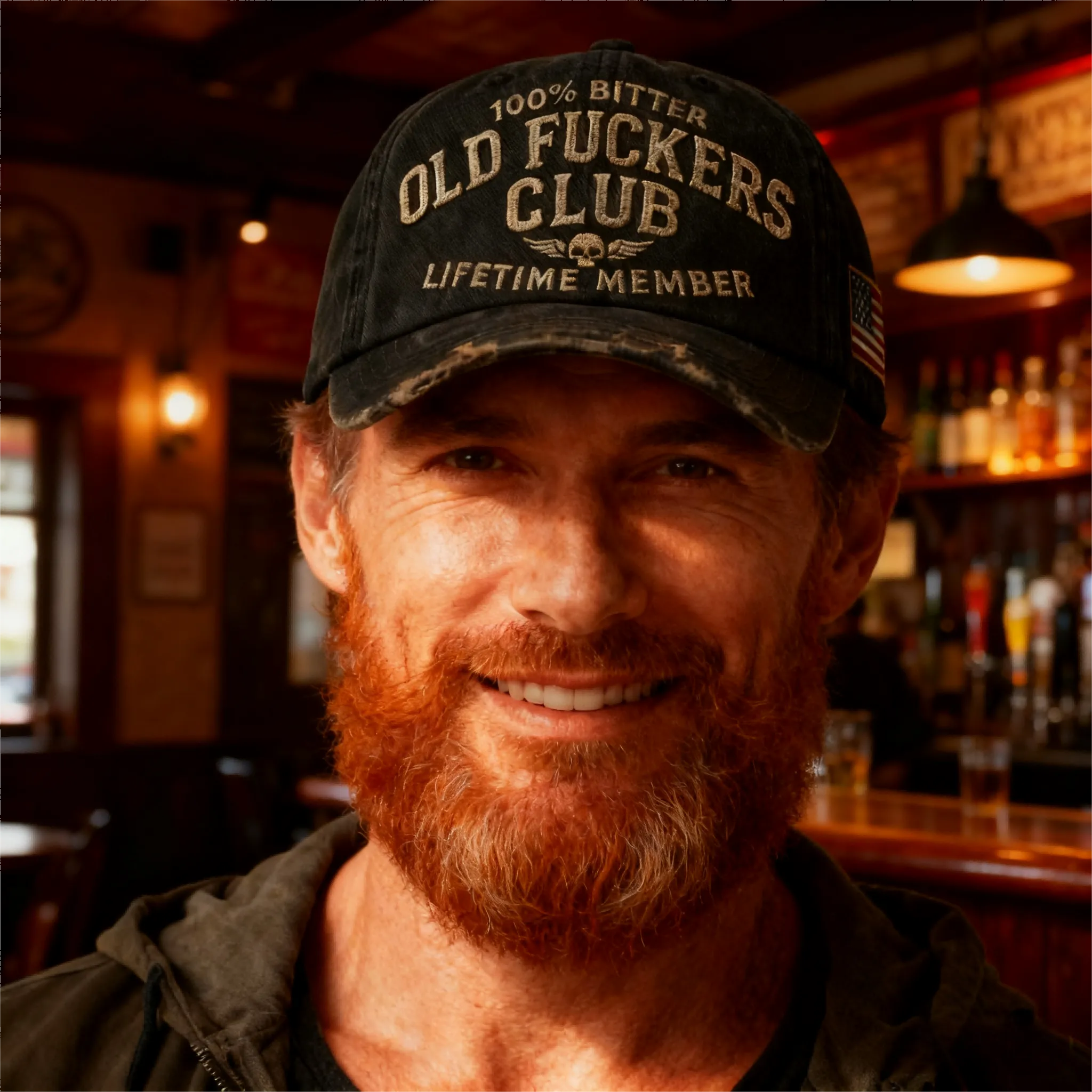 Custom Generation X Hat, Gen X Cap,"Old F*kers Club" GEN X Cap.