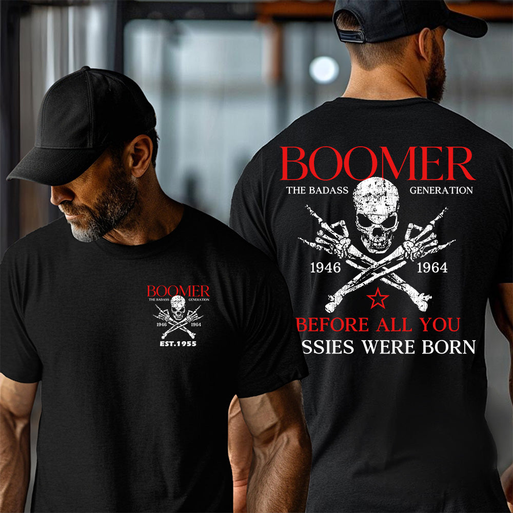 Boomer FAFO T-Shirt – Custom Year of Birth, Printed