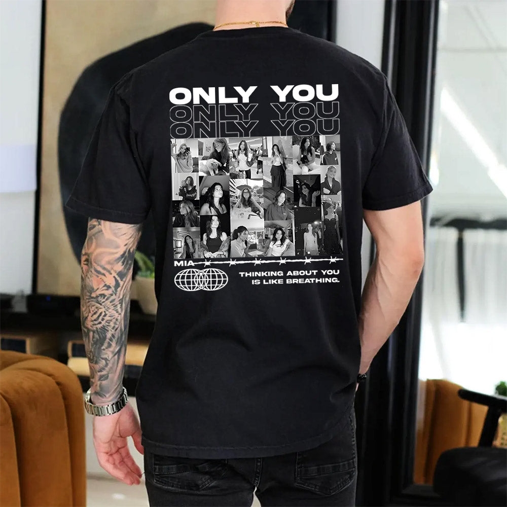 Custom Photo Couple Tee, Custom Matching Couple  Sweatshirt