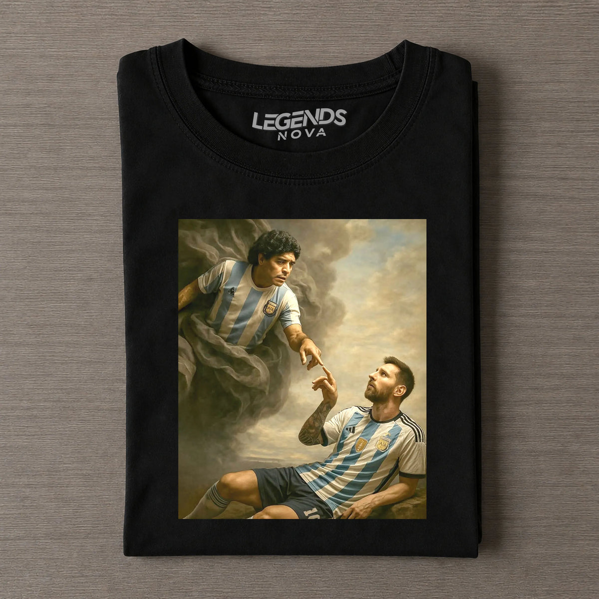 Diego Maradona & Messi Argentina Legends T-shirt
