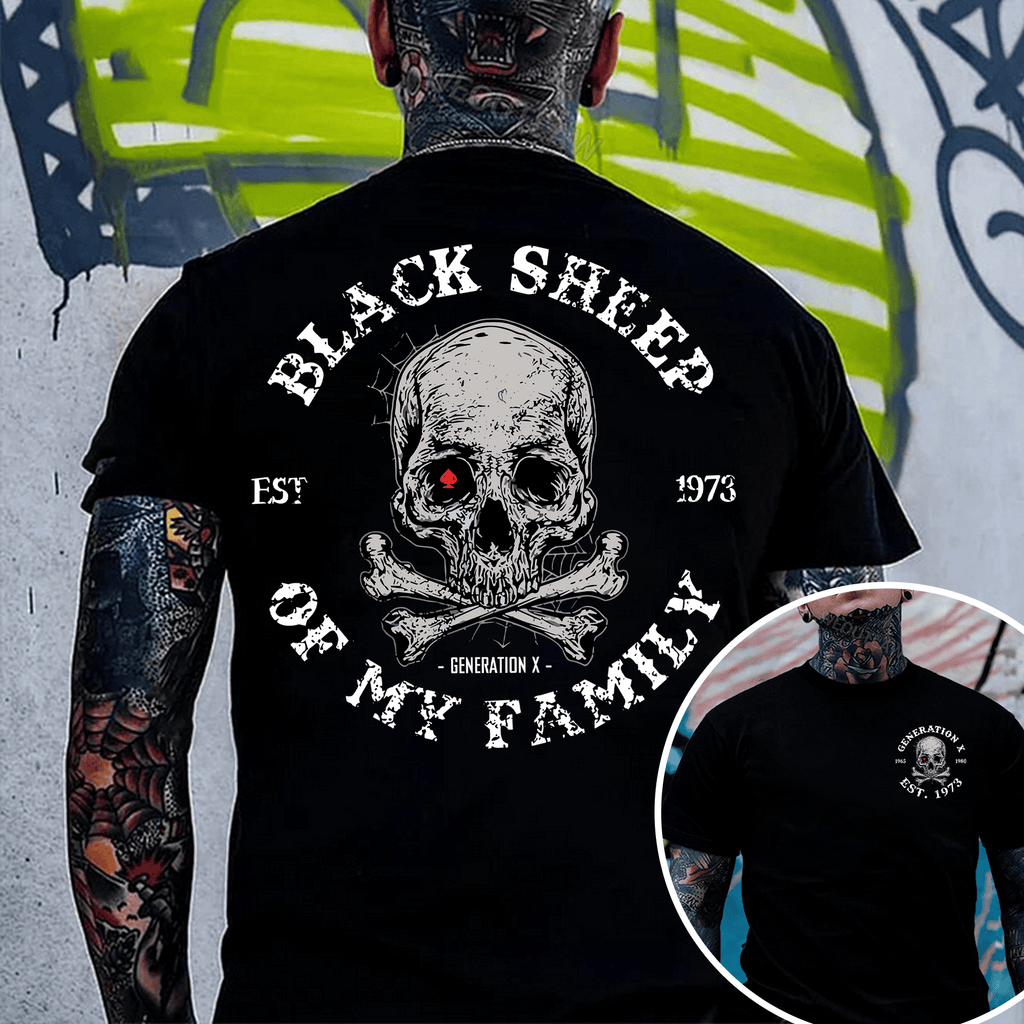 Customize Gen X Shirt, Balck Sheep Shirt, The Badass Generation Shirt