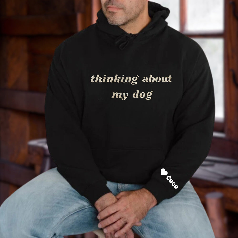 Custom pet name embroidered shirt,thinking about pet name shirt.