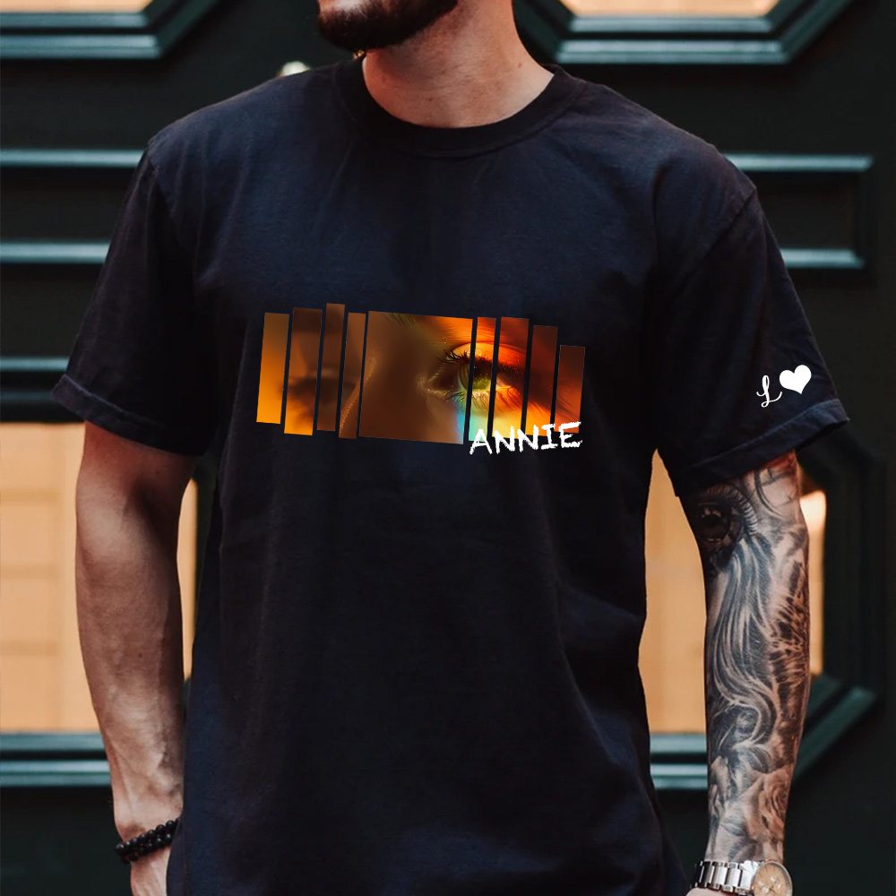 Custom Eyes Shirt, Girlfriend Eyes Tee