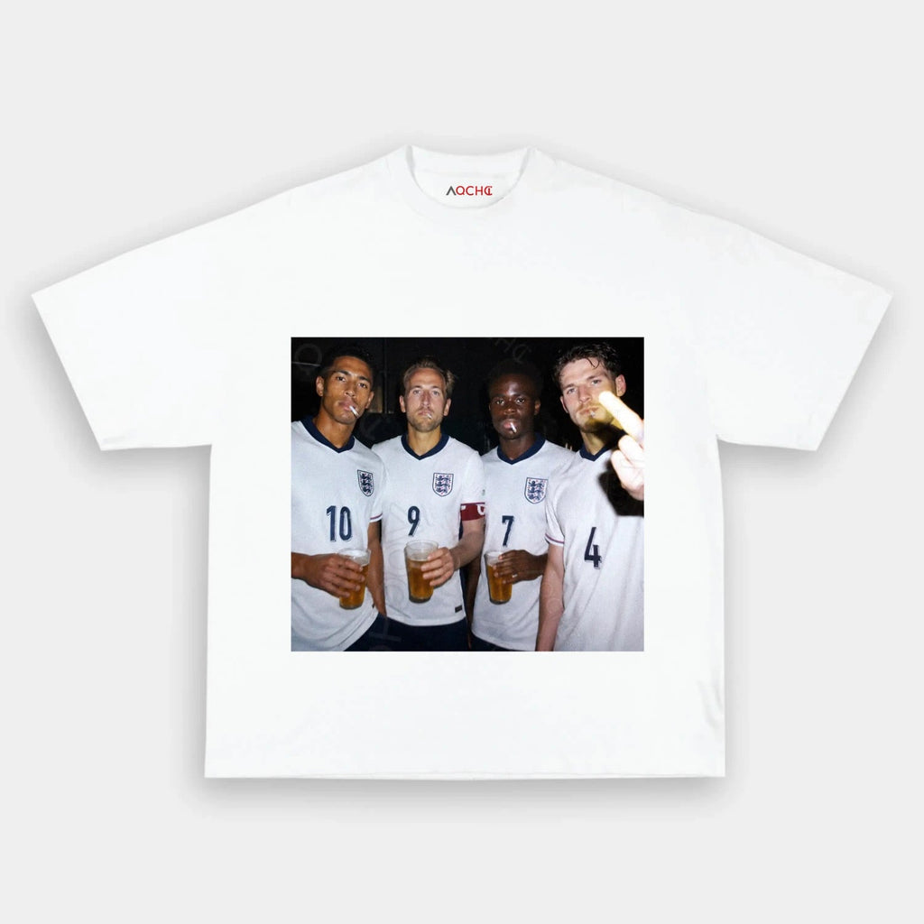 Harry Kane & Jude Bellingham & Bukayo Saka & Declan Rice England Football Style Tee