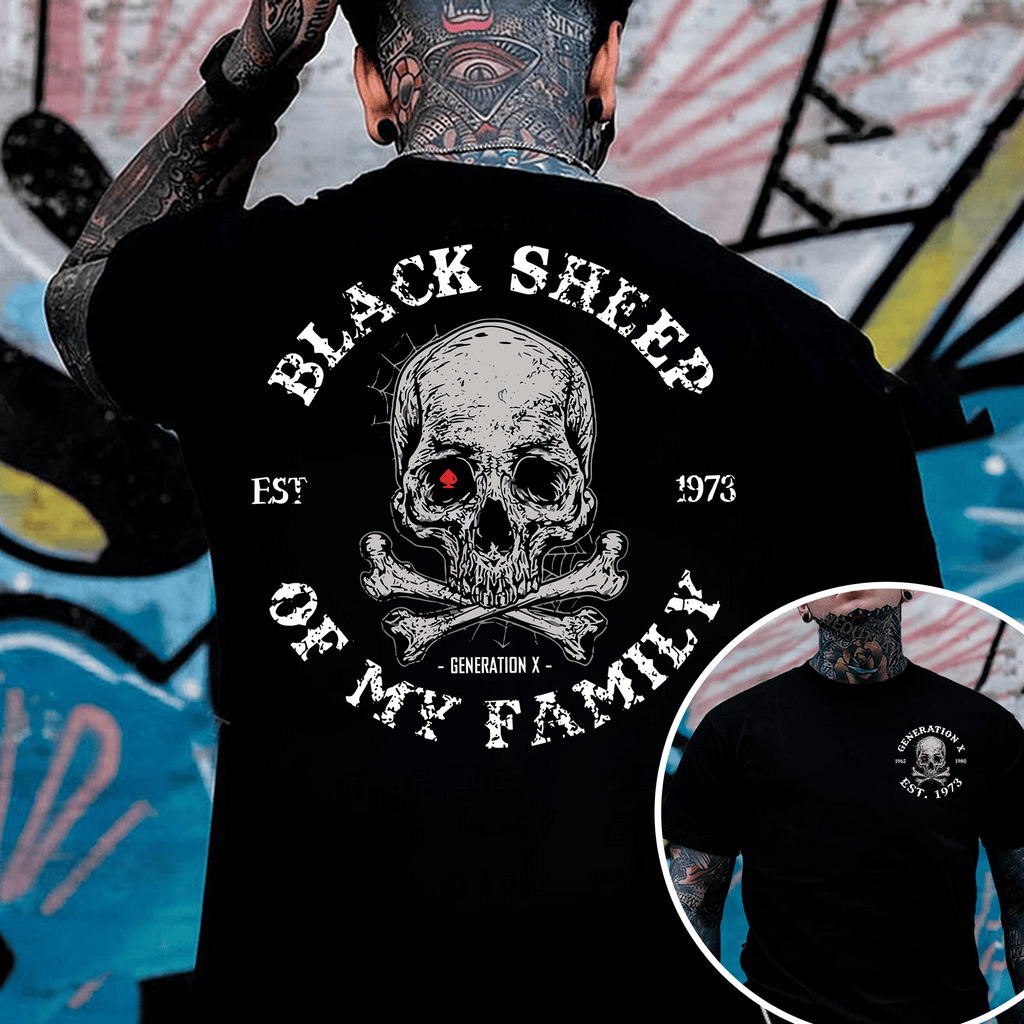 Customize Gen X Shirt, Balck Sheep Shirt, The Badass Generation Shirt