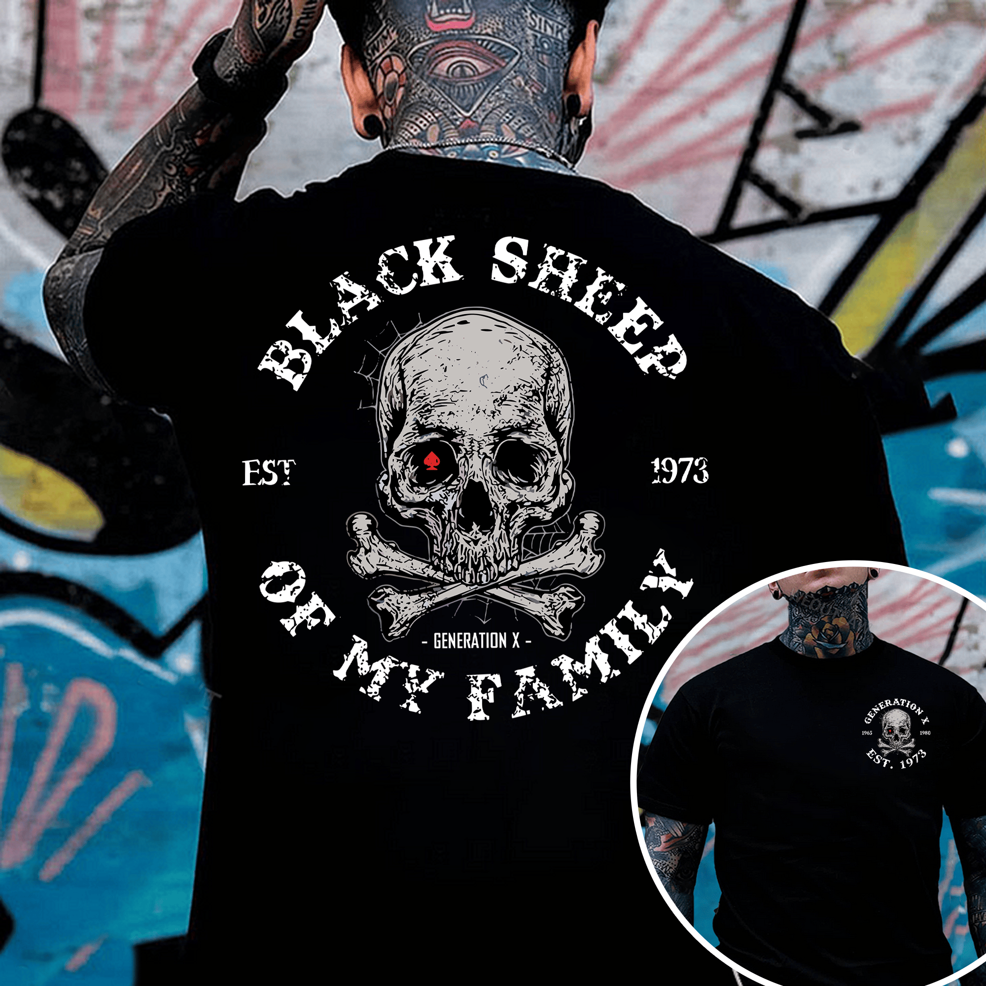 Customize Gen X Shirt, Balck Sheep Shirt, The Badass Generation Shirt