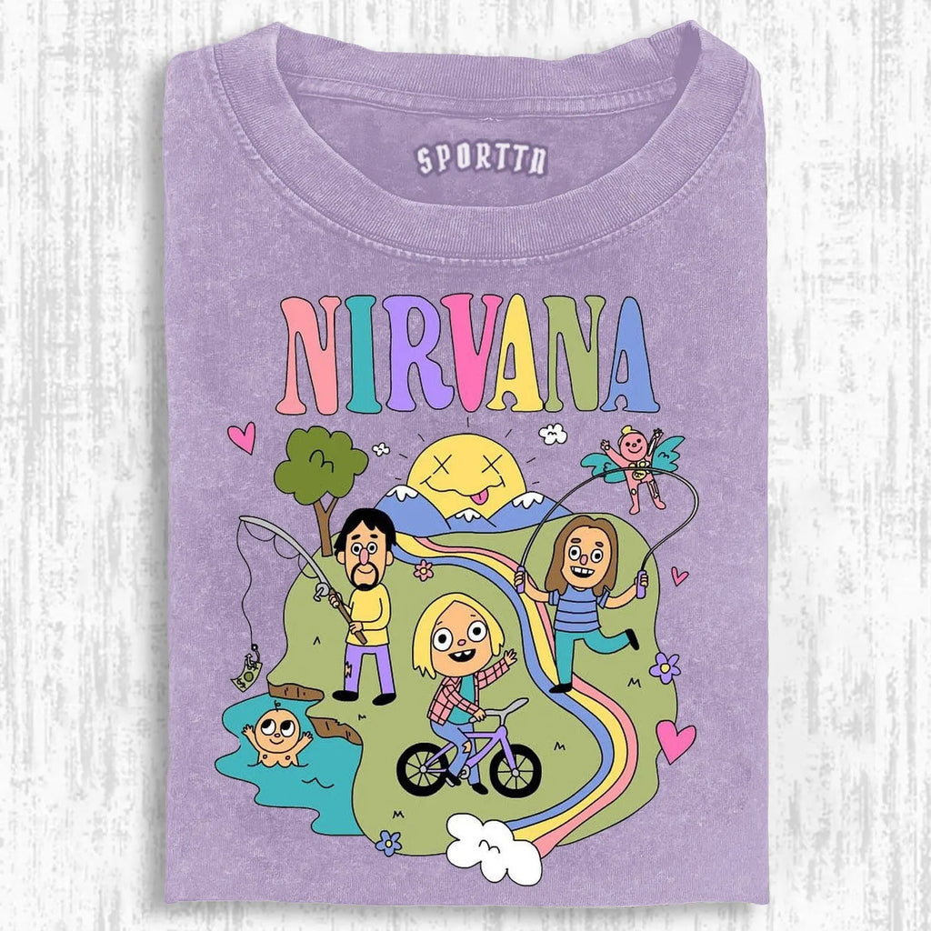 COLORFUL NIRVANA - THEMED CHILDLIKE T-SHIRT