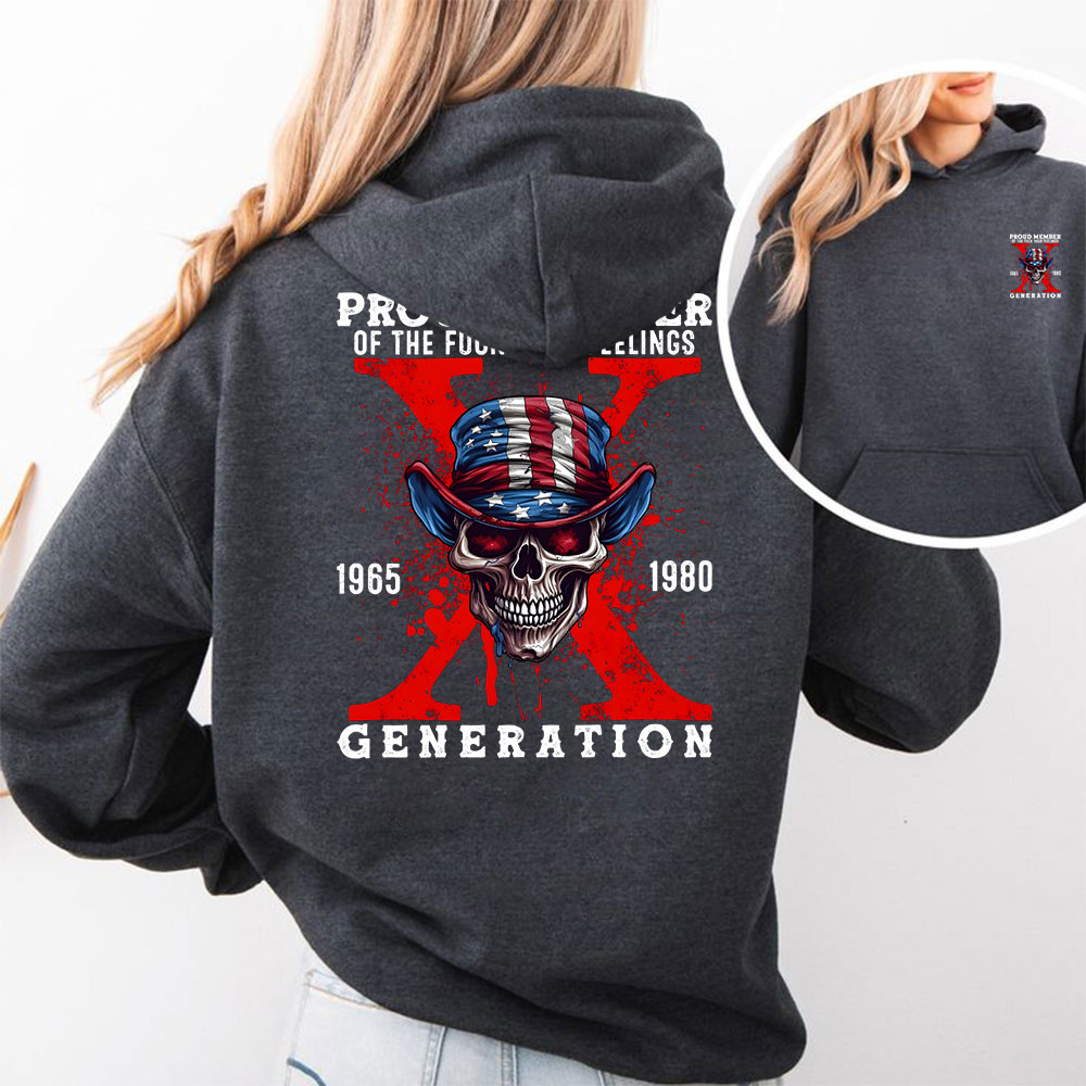 Custom Gen X Maga Skull T-shirt/Sweatshirt