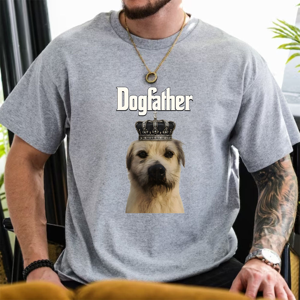 THE Most Respected Alpha Dog! Meet The KING CHARLES! Dogfather Classic Crew Neck Shirt