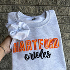 Custom 3D PUFF Embroidery College Team Sweatshirt