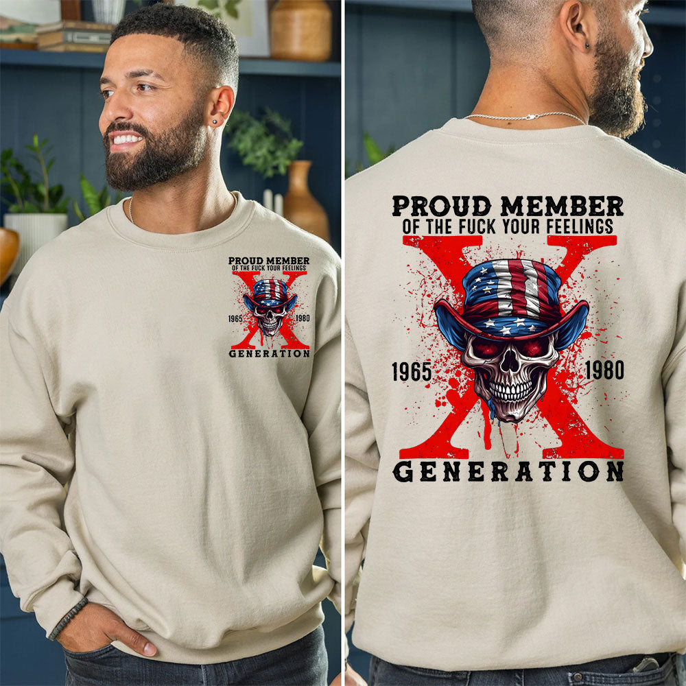 Custom Gen X Maga Skull T-shirt/Sweatshirt