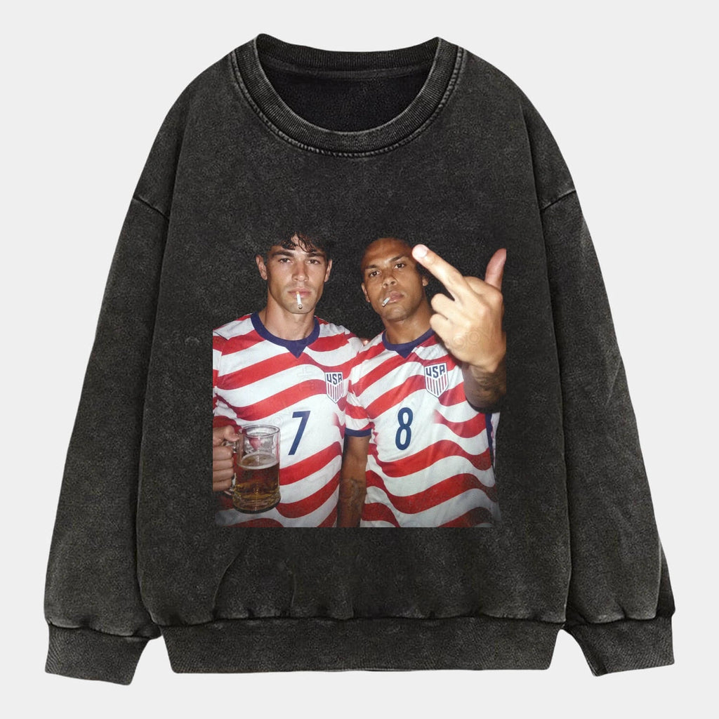 Giovanni Reyna & Weston McKennie USA Soccer Style Tee
