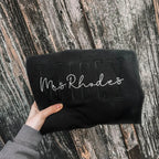 Personalized Embroidered Wifey Sweatshirt