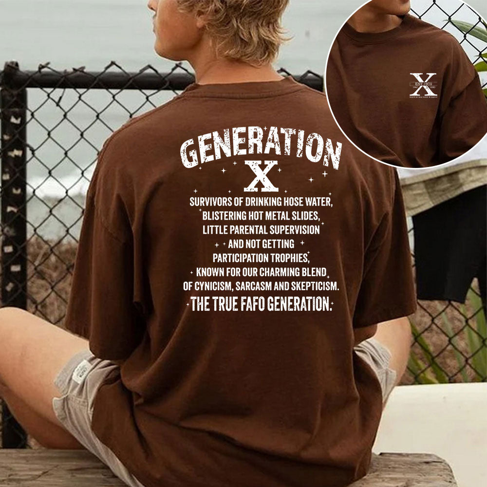Custom Year Gen X T-shirt/Sweatshirt