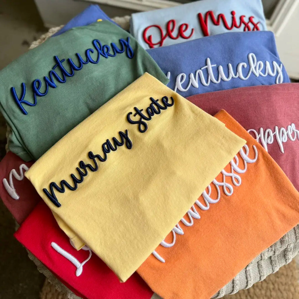 Custom 3D Embroidery Sweatshirt/T-shirt/Hoodie