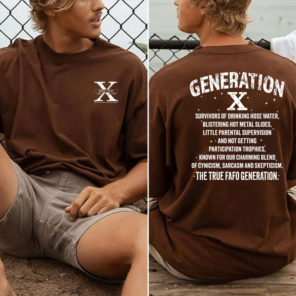 Custom Year Gen X T-shirt/Sweatshirt
