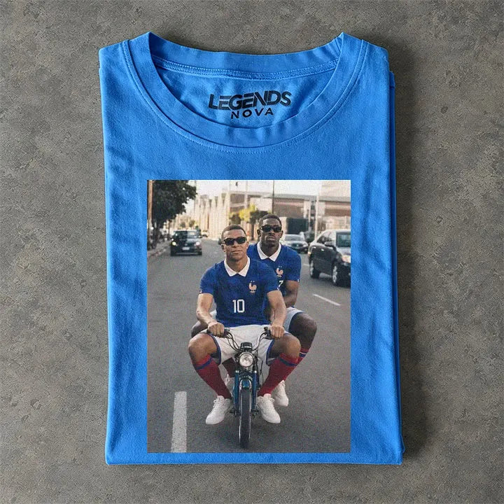 Ousmane Dembélé & Kylian Mbappé France Tee