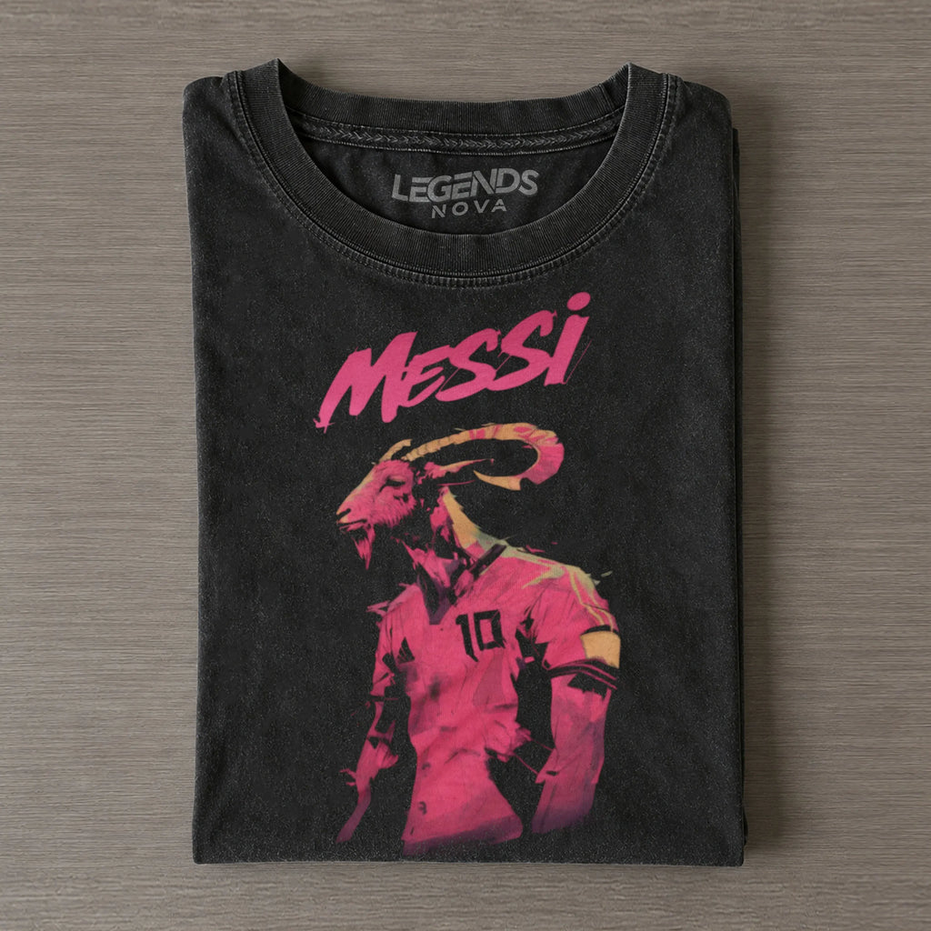 Messi GOAT Soccer Tee - Football Fan Shirt