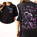 "Ho Ho Holy shit what a year" shirt ,Christmas themed Customize Gen X Shirt.