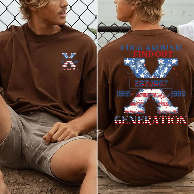 Generation X Two Side Shirt PROUD MEMBEROF THE FUCK YOUR FEELINGS