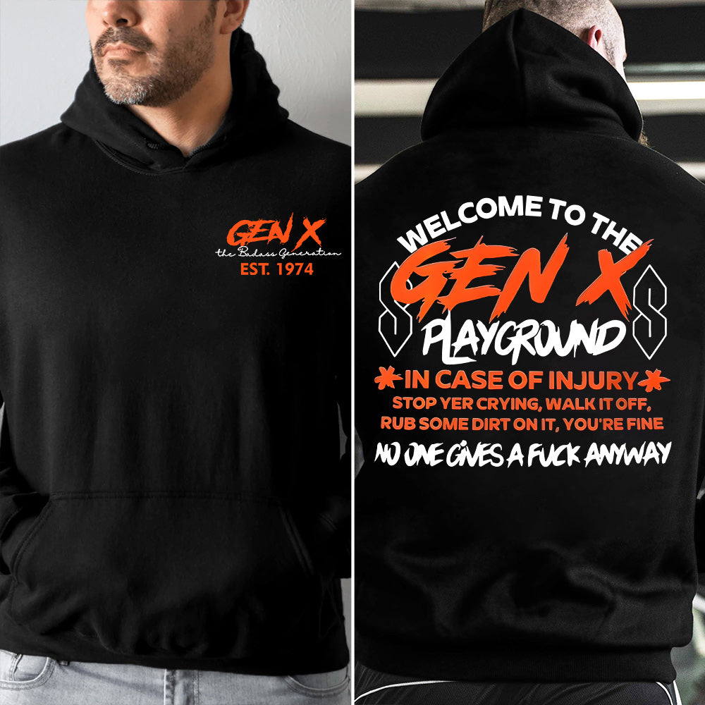 Custom Year Badass Gen X Playground T-shirt/Sweatshirt