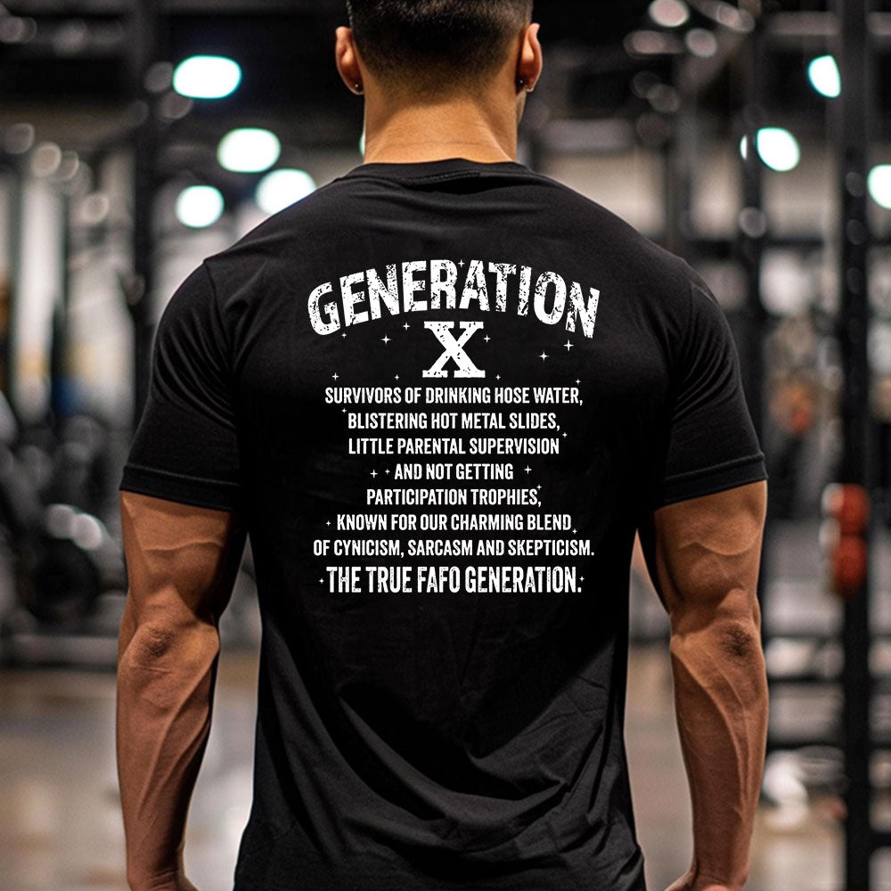 Custom Year Gen X T-shirt/Sweatshirt