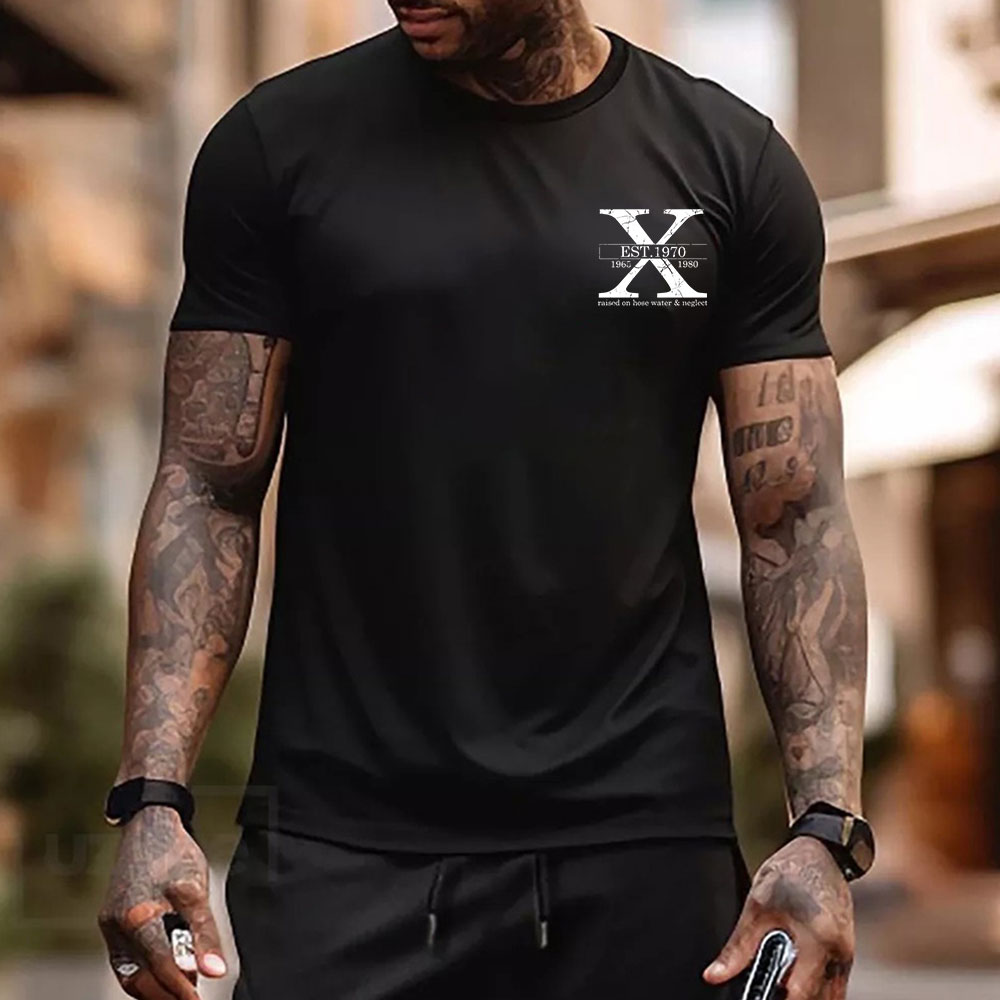 Custom Gen X Raised On Hose Water & Neglect T-Shirt