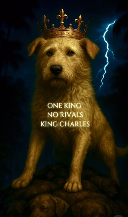 THE Most Respected Alpha Dog! Meet The KING CHARLES! Dogfather Classic Crew Neck Shirt