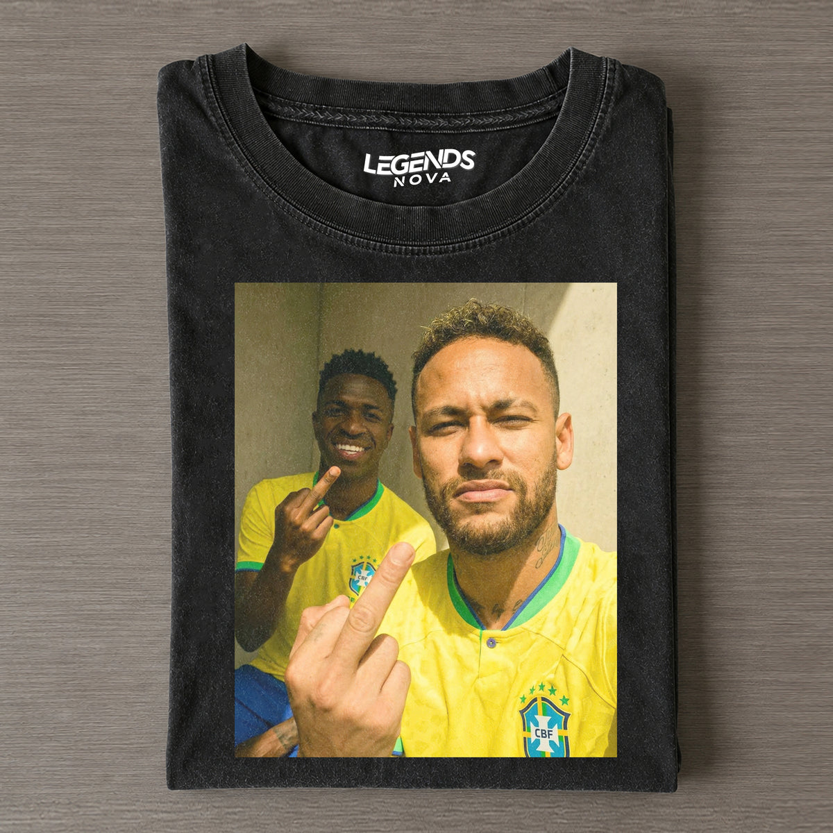 Neymar & Vinícius Júnior Vintage T-shirt