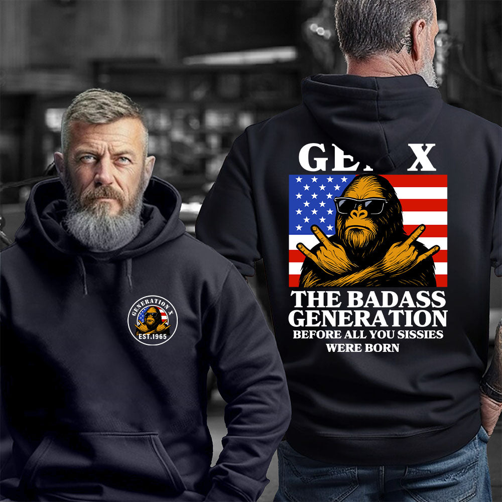 Customize Gen X  Shirt .THE BADASS GENERATION shirt.
