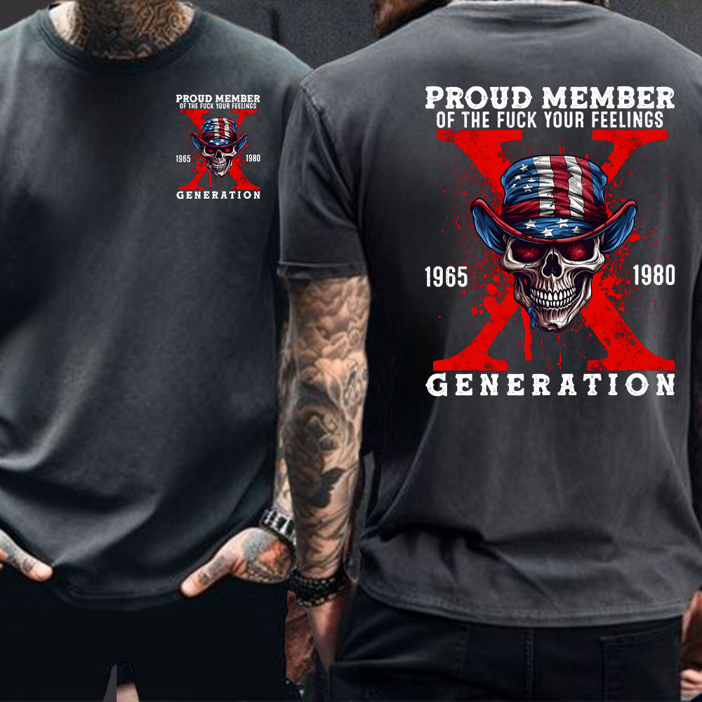 Custom Gen X Maga Skull T-shirt/Sweatshirt