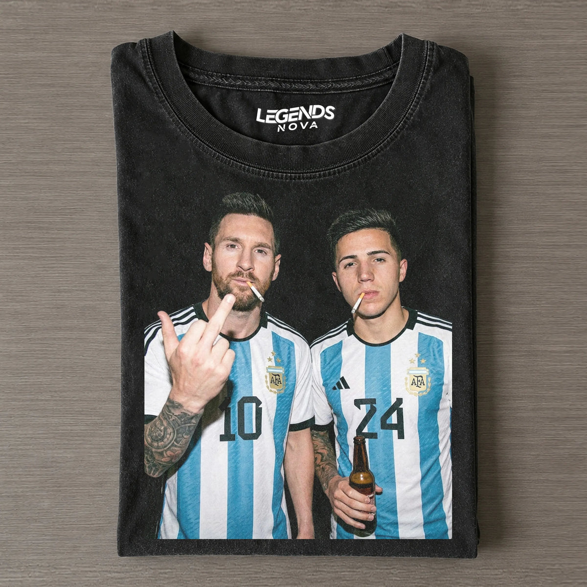 Lionel Messi & Enzo Fernaandez Tee