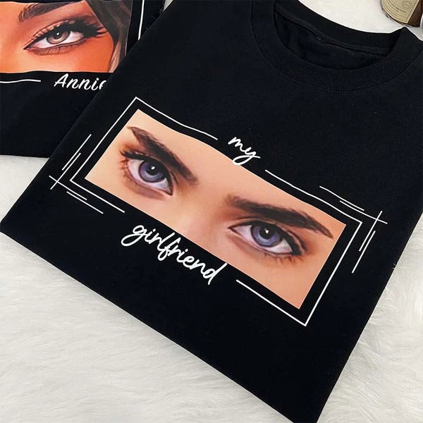 Unique Custom Eyes Shirt Perfect Couple Gift Valentine's Day Gifts, Anniversary gift