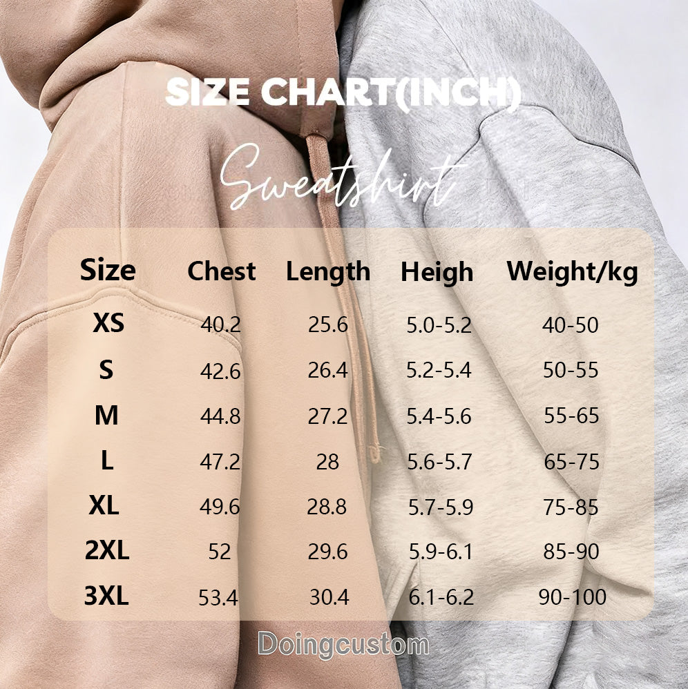 Custom 3D Embroidery Sweatshirt/T-shirt/Hoodie