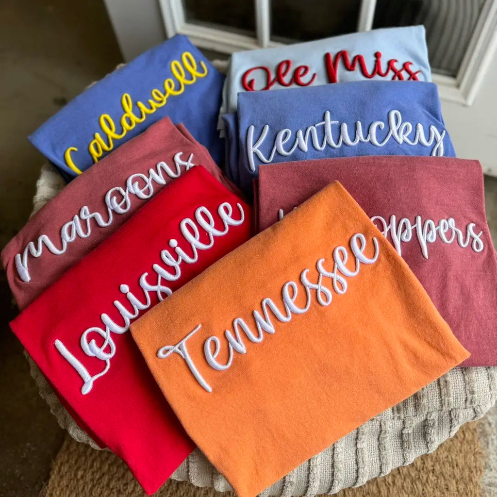 Custom 3D Embroidery Sweatshirt/T-shirt/Hoodie