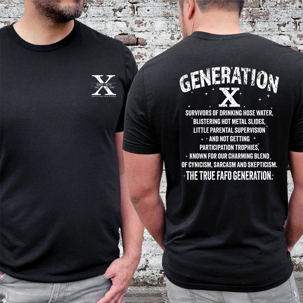 Custom Year Gen X T-shirt/Sweatshirt