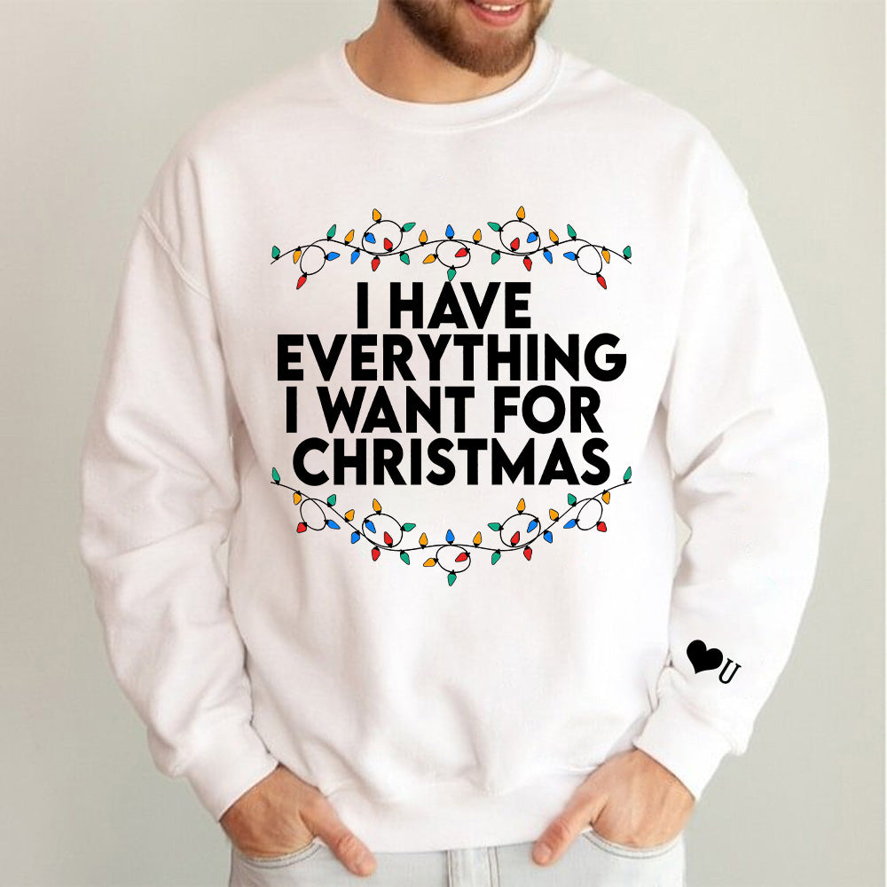 Christmas themed shirt,You are my everything "shirt,Personalized Couples Gifts.