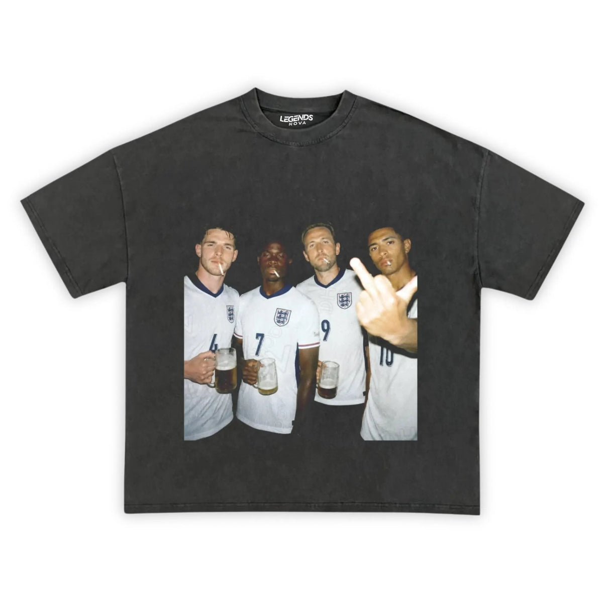 Harry Kane & Jude Bellingham & Bukayo Saka & Declan Rice England Football Style Tee