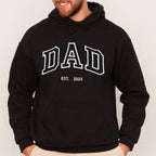 Personalized Mama/Dad Embroidered Sweatshirt, Custom Mom/Dad Embroidery Hoodie