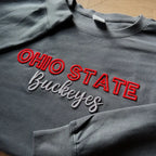 Custom 3D PUFF Embroidery College Team Sweatshirt