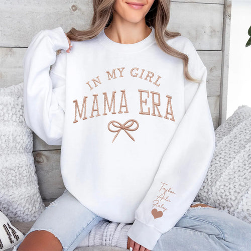 "Embrace Your Mama Era - Embroidered Sweatshirt"