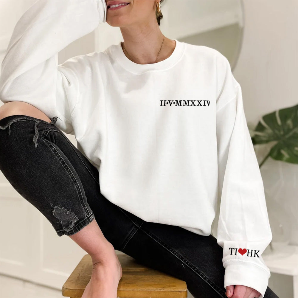 Personalized Roman Numerals and Initials Gift