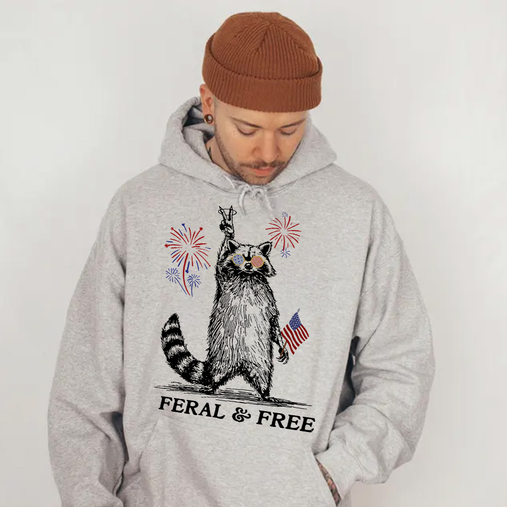 My new fave tee? The “Red White & Feral” shirt