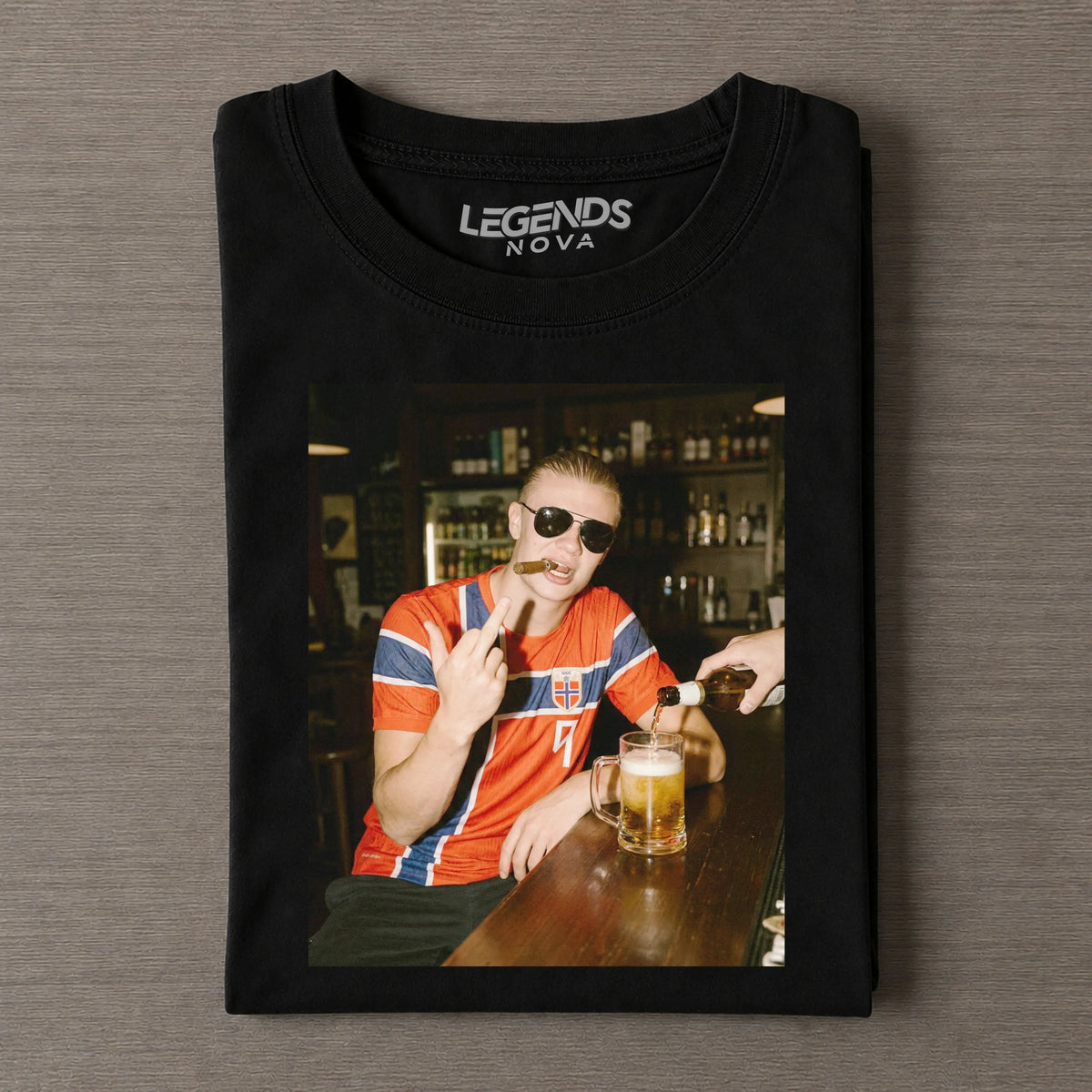 Erling Haaland Norway Funny Vintage T-Shirt
