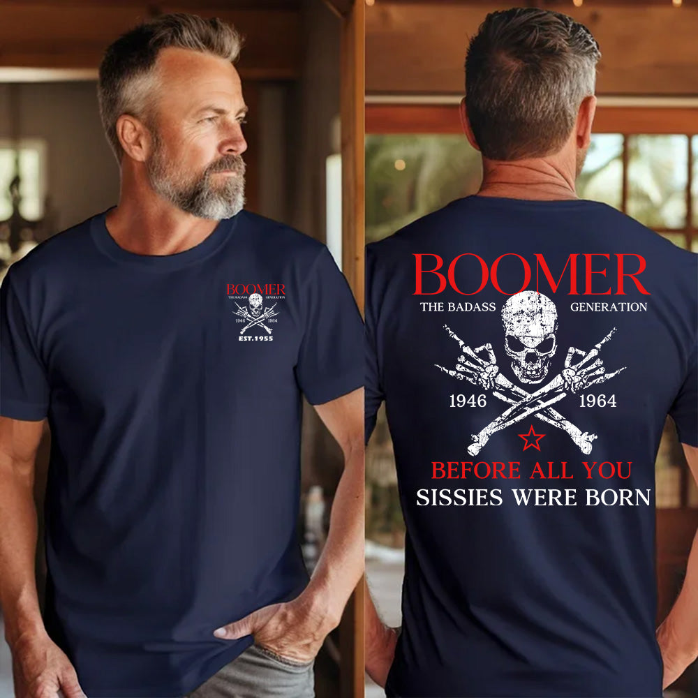 Boomer FAFO T-Shirt – Custom Year of Birth, Printed