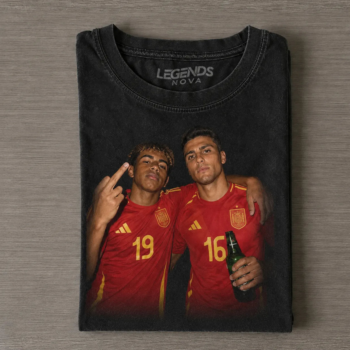 Lamine Yamal & Rodri Spain 2026 Vintage Tee