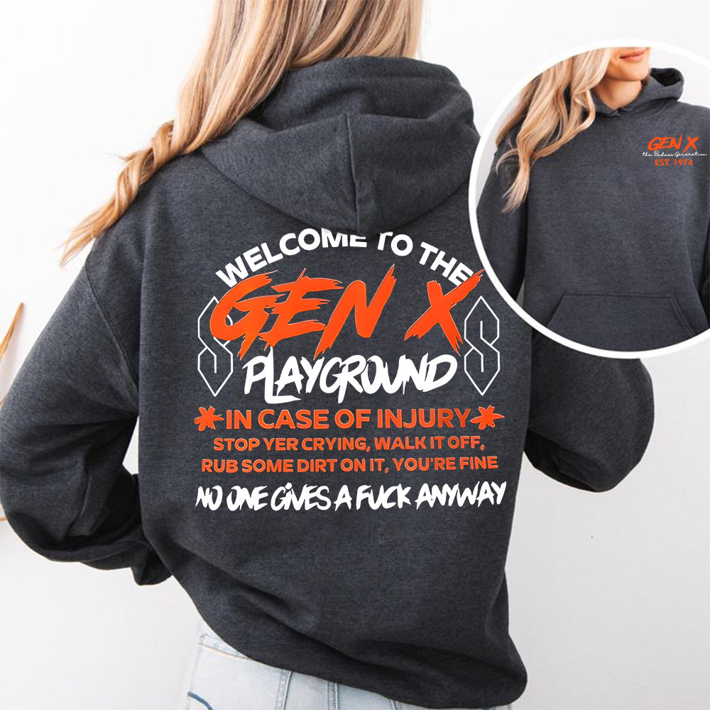 Custom Year Badass Gen X Playground T-shirt/Sweatshirt