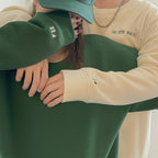 Cutest  Custom Embroidered Roman Numeral Date Couple's Sweatshirt