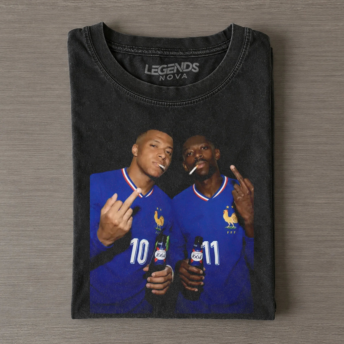 Ousmane Dembélé & Kylian Mbappé France Team Tee