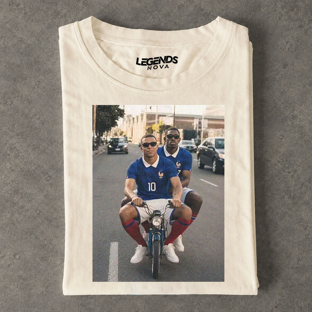 Ousmane Dembélé & Kylian Mbappé France Tee